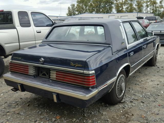 1C3BT56E2FC239108 - 1985 CHRYSLER NEW YORKER 蓝色 照片 4
