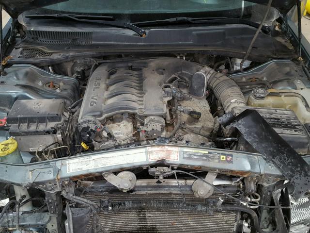 2C3KA53G56H355721 - 2006 CHRYSLER 300 TOURIN GREEN photo 7