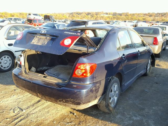 1NXBR32E06Z585930 - 2006 TOYOTA COROLLA CE BLUE photo 4