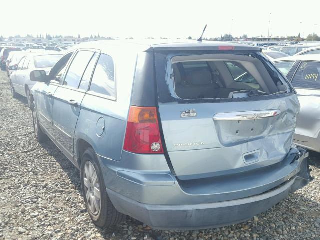 2A8GM48L88R644915 - 2008 CHRYSLER PACIFICA L BLUE photo 3