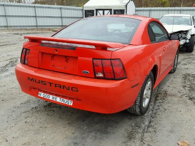 1FAFP40461F102004 - 2001 FORD MUSTANG RED photo 4