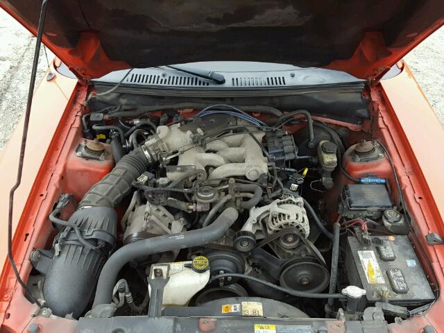 1FAFP40461F102004 - 2001 FORD MUSTANG RED photo 7