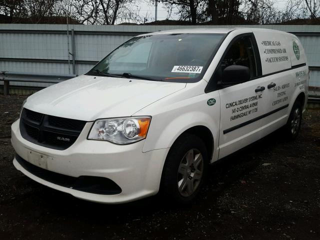 2C4JDGAG6CR367315 - 2012 DODGE RAM VAN WHITE photo 2