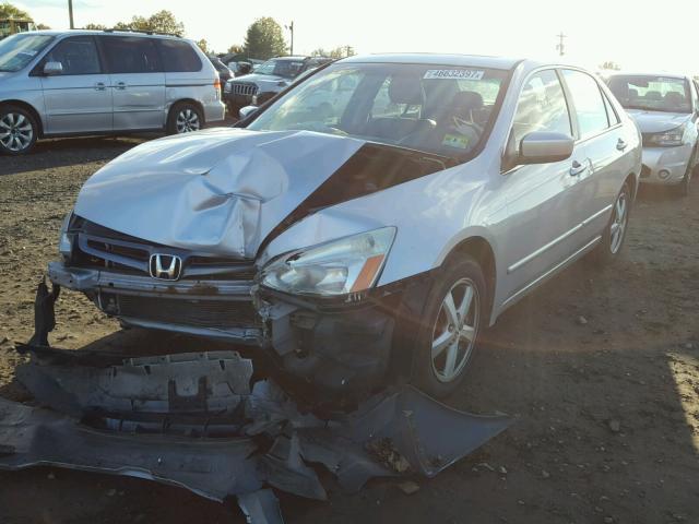 1HGCM56794A012555 - 2004 HONDA ACCORD EX SILVER photo 2