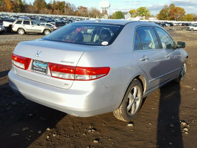 1HGCM56794A012555 - 2004 HONDA ACCORD EX SILVER photo 4