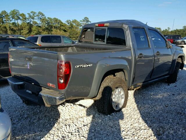 1GTDS43E588211153 - 2008 GMC CANYON SLE GRAY photo 4