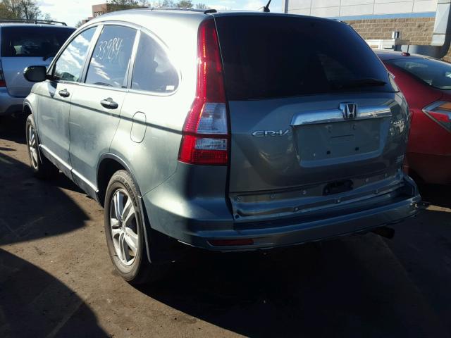 5J6RE4H56BL053944 - 2011 HONDA CR-V EX ტალღისფერი ფოტო 3