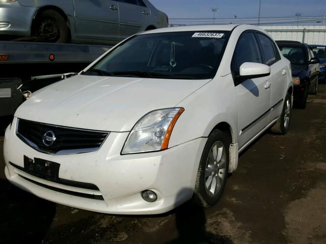 3N1A86AP4CL693369 - 2012 NISSAN SENTRA WHITE photo 2