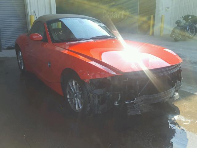 4USBT33554LS50812 - 2004 BMW Z4 2.5 RED photo 1