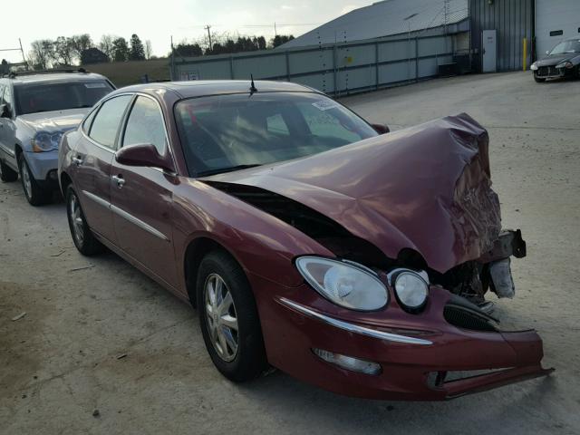 2G4WD532051195565 - 2005 BUICK LACROSSE C MAROON photo 1