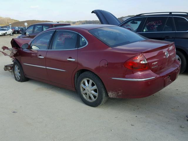 2G4WD532051195565 - 2005 BUICK LACROSSE C MAROON photo 3