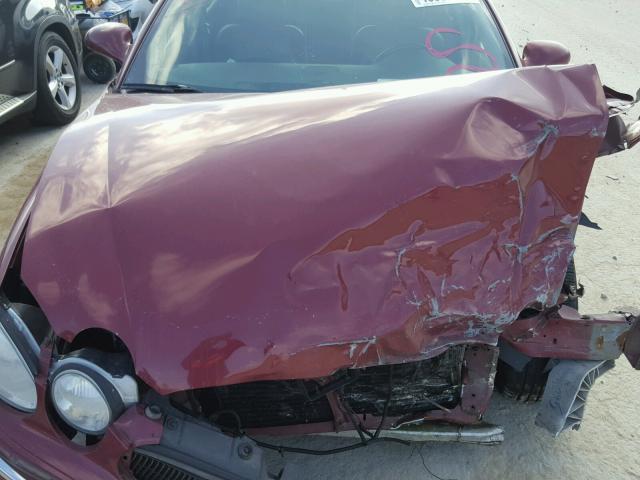 2G4WD532051195565 - 2005 BUICK LACROSSE C MAROON photo 7