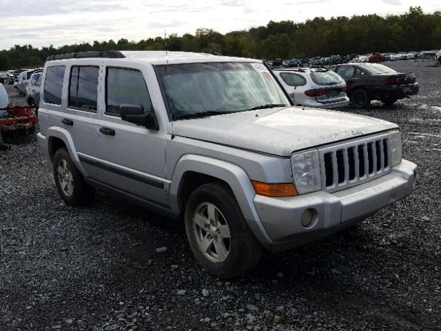 1J8HH48K66C204407 - 2006 JEEP COMMANDER SILVER photo 1