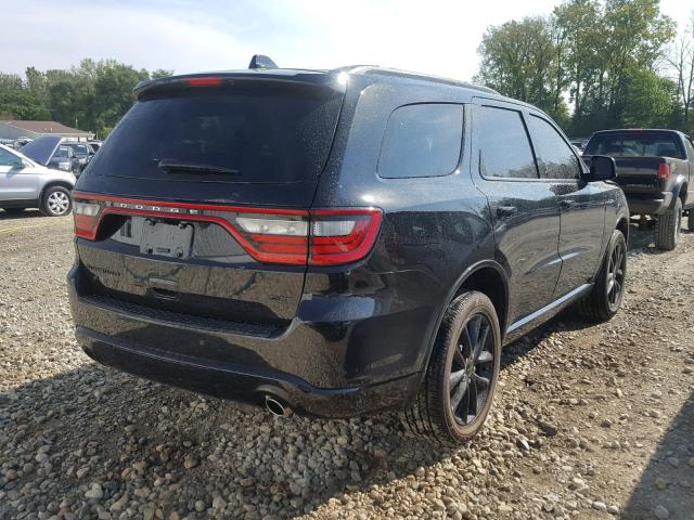 1C4RDJDG2JC359908 - 2018 DODGE DURANGO GT BLACK photo 4