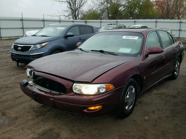 1G4HP52K25U191779 - 2005 BUICK LESABRE BURGUNDY photo 2