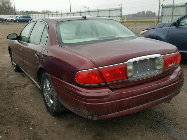 1G4HP52K25U191779 - 2005 BUICK LESABRE BURGUNDY photo 3