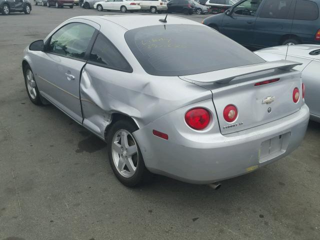 1G1AL18F867700383 - 2006 CHEVROLET COBALT LT SILVER photo 3