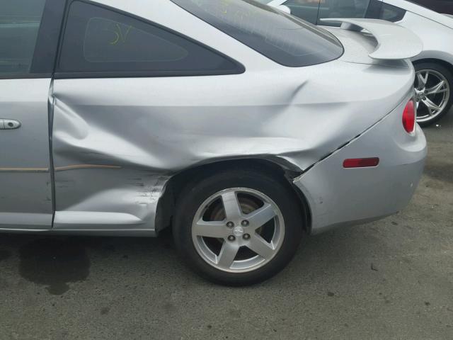 1G1AL18F867700383 - 2006 CHEVROLET COBALT LT SILVER photo 9