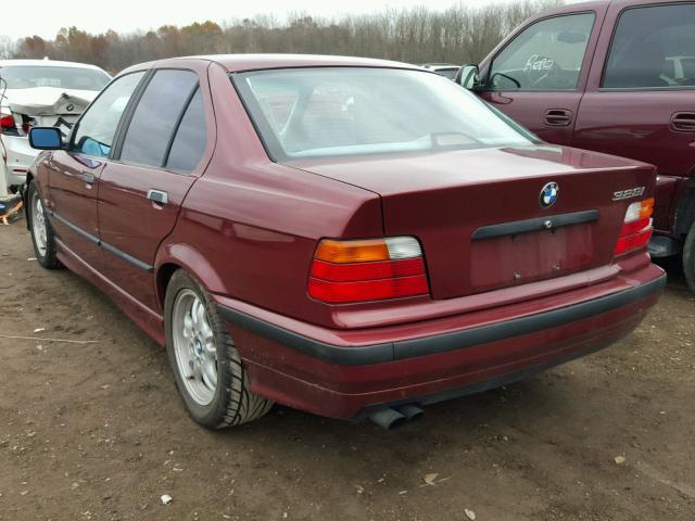 WBACD4325TAV35410 - 1996 BMW 328 I AUTO MAROON photo 3