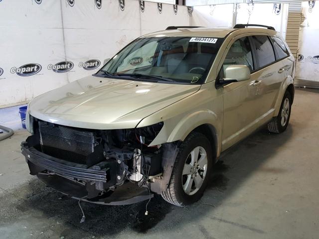 3D4PG5FVXAT134435 - 2010 DODGE JOURNEY SX GOLD photo 2