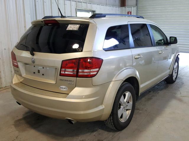 3D4PG5FVXAT134435 - 2010 DODGE JOURNEY SX GOLD photo 4