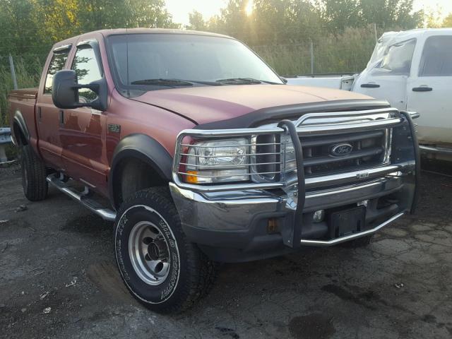 1FTSW31S12ED56844 - 2002 FORD F350 SRW S RED photo 1