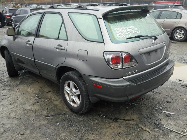 JTJHF10U810232449 - 2001 LEXUS RX SILVER photo 3