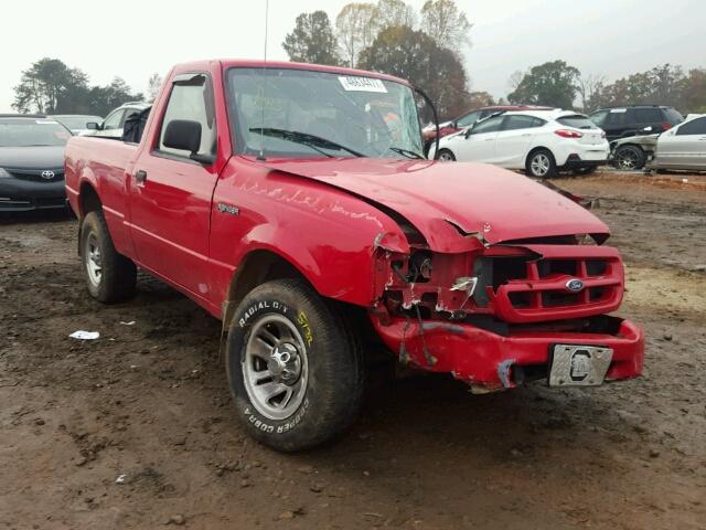 1FTYR10C8XPC05317 - 1999 FORD RANGER RED photo 1