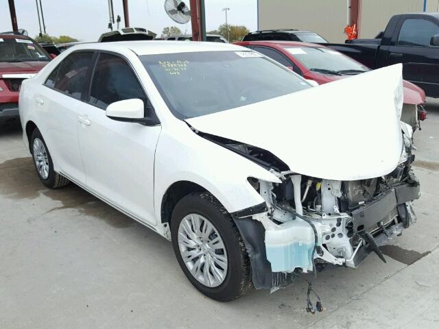 4T4BF1FK1ER341527 - 2014 TOYOTA CAMRY L WHITE photo 1