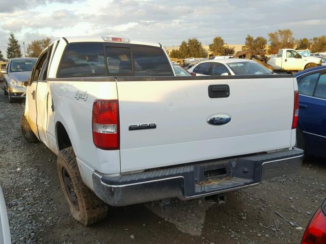 1FTPX14586FA13302 - 2006 FORD F150 WHITE photo 3