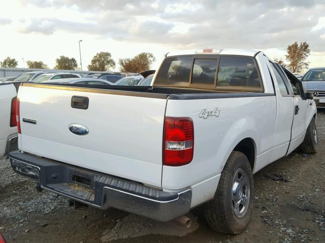 1FTPX14586FA13302 - 2006 FORD F150 WHITE photo 4