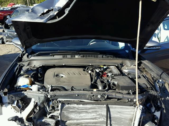 3FA6P0HD4ER303745 - 2014 FORD FUSION SE GRAY photo 7