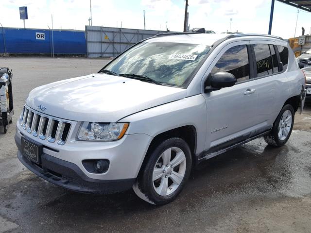 1J4NT1FB3BD137998 - 2011 JEEP COMPASS SP 银色 照片 2