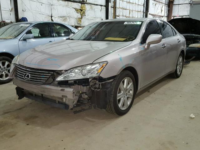 JTHBJ46G372076925 - 2007 LEXUS ES 350 SILVER photo 2