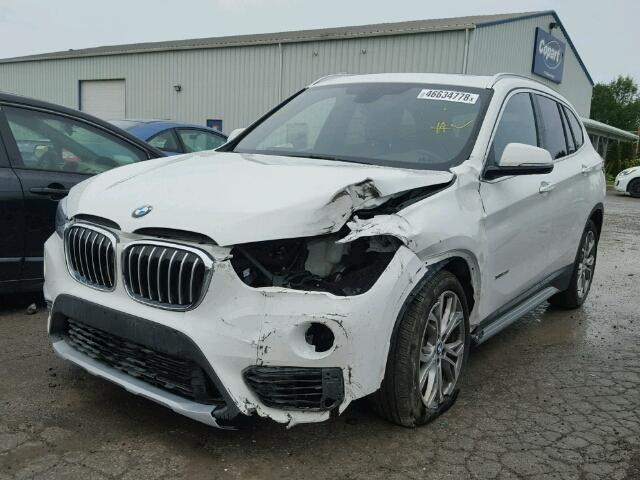 WBXHT3C30J5F92642 - 2018 BMW X1 XDRIVE2 WHITE photo 2