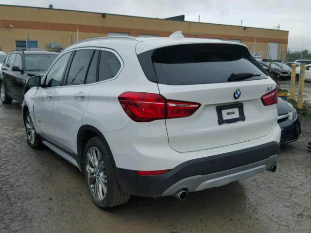 WBXHT3C30J5F92642 - 2018 BMW X1 XDRIVE2 WHITE photo 3