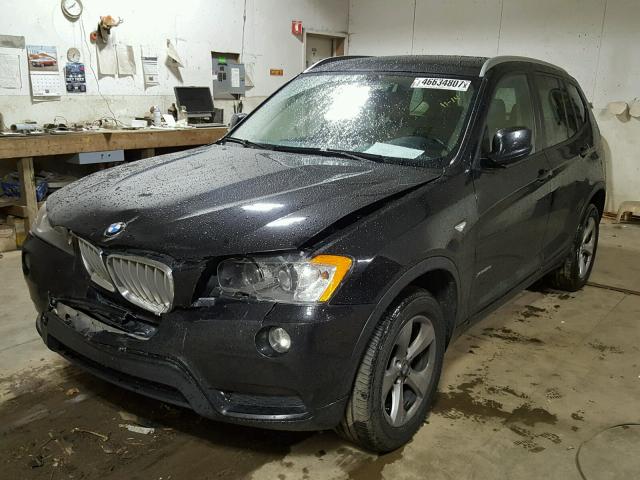 5UXWX5C54BL702106 - 2011 BMW X3 XDRIVE2 BLACK photo 2