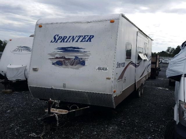 4YDT2642481532134 - 2008 KEYSTONE SPRINTER WHITE photo 2