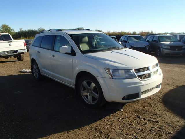 3D4PH6FV9AT205353 - 2010 DODGE JOURNEY R/ WHITE photo 1