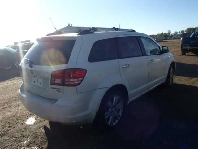 3D4PH6FV9AT205353 - 2010 DODGE JOURNEY R/ WHITE photo 4