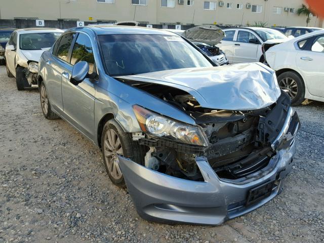 1HGCP3F86BA028469 - 2011 HONDA ACCORD EXL BLUE photo 1