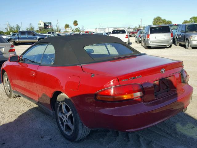 JT5FG02T5T0032438 - 1996 TOYOTA CELICA GT RED photo 3