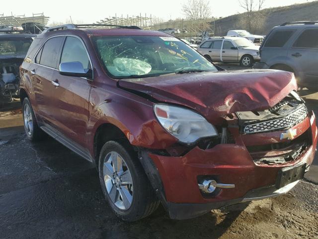 2GNFLGE52C6317411 - 2012 CHEVROLET EQUINOX LT BURGUNDY photo 1