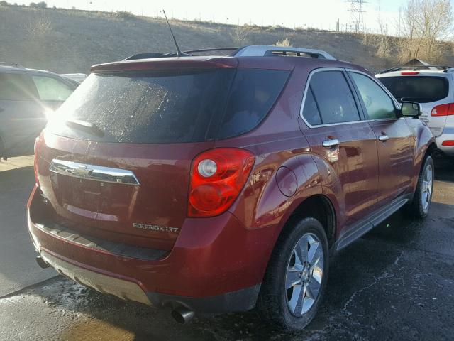 2GNFLGE52C6317411 - 2012 CHEVROLET EQUINOX LT BURGUNDY photo 4