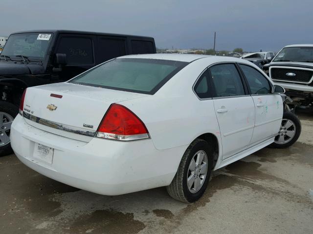 2G1WG5EKXB1207668 - 2011 CHEVROLET IMPALA LT WHITE photo 4