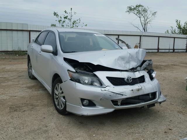 1NXBU40E29Z148006 - 2009 TOYOTA COROLLA SILVER photo 1