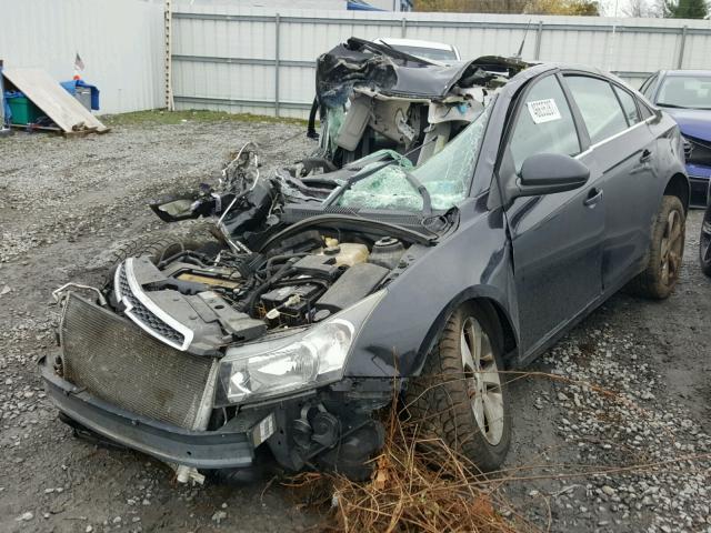 1G1PG5S96B7132217 - 2011 CHEVROLET CRUZE LT BLACK photo 2