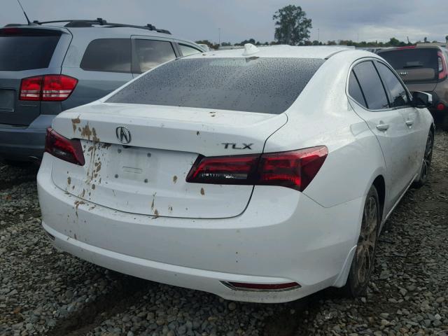 19UUB2F38GA004974 - 2016 ACURA TLX WHITE photo 4