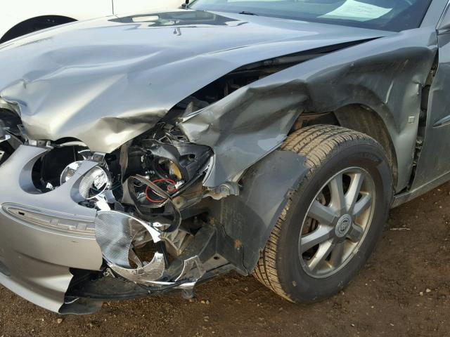 2G4WD582081189116 - 2008 BUICK LACROSSE C GRAY photo 9