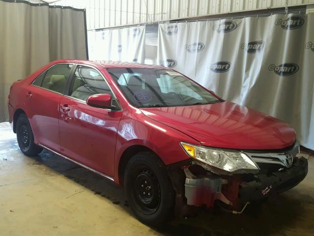 4T1BF1FK7DU691415 - 2013 TOYOTA CAMRY L RED photo 1